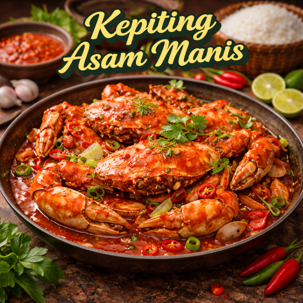 Kepiting asam manis Mang Engking